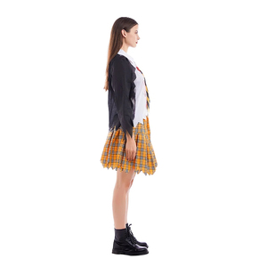 Venta al por mayor Mujeres Horror Zombie Colegiala Disfraz Adulto Disfraz de Halloween - Product Image 3