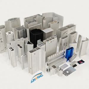 Pabrik JunYang <span class=keywords><strong>Alu</strong></span> OEM 6061 <span class=keywords><strong>6063</strong></span> semprotan bubuk Anodized CNC profil aluminium berbagai bentuk pemotongan profil aluminium ekstrusi - Product Image 6