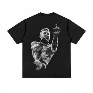 Custom Heavy Weight TShirt DTG Sreen Print T-shirt Cotton <b>Short</b> <b>Sleeve</b> t Shirt for Men Boxy Graphic Oversize - Product Image 4