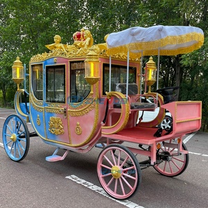 Charrettes électriques de différents styles et couleurs, chariot à chevaux mobile, élégante calèche de princesse - Product Image 6