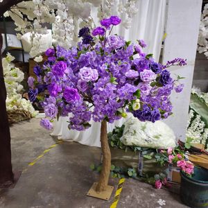 Arbre à souhaits en fleurs de cerisier simulées blanches SPR, grand arbre pour salon, Halloween, Pâques, mariage, table, 5 pieds à 30 pieds - Product Image 1