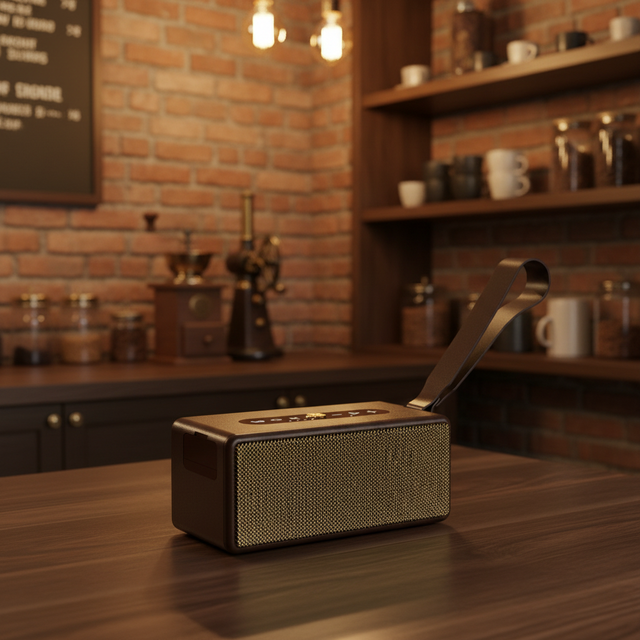 Speaker 25W Waterproof with Retro Style Plastic Cabinet