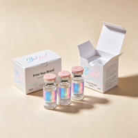 Boîtes d'emballage personnalisées pour flacons de peptides, boîtes en papier pour peptides individuels, boîtes en carton pliables pour flacons de peptides de 2 ml, 3 ml, 10 ml