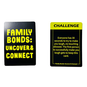 Cartes à Jouer Personnalisées Écologiques pour Jeu de Société Familial avec Conversation Personnalisée pour Fêtes et Utilisation en Intérieur - Product Image 3