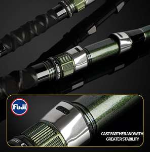 Caña de Pescar de Fibra de Carbono de Alta Calidad, Tres Secciones, 3.6, 3.9, 4.2 Metros, Súper Resistente, Largo Alcance, para Pesca en Agua Salada, Venta al Por Mayor - Product Image 4