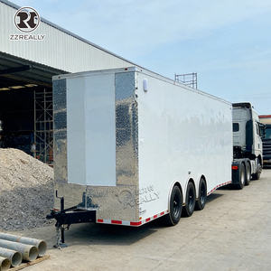 Remorque de transport de marchandises fermée à haute paroi, remorque <span class=keywords><strong>utilitaire</strong></span> pour le transport de fruits et légumes en vrac - Product Image 5