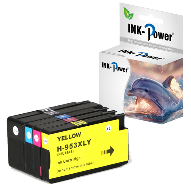 INK-POWER 953 957 XL 953XL 957XL Premium Compatible Color Inkjet Ink Cartridge for HP953 for HP Officejet Pro 7720 7740 Printer