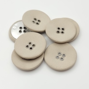 Tùy chỉnh 4 lỗ dây giày bọc vải vải bao phủ may nút - Product Image 5