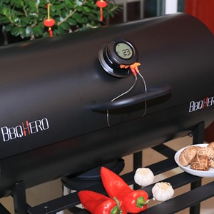 2024 Thông Minh Không Dây BBQ Môi Trường Xung Quanh Và Thực Phẩm 2 Trong 1 Nhiệt Độ Đo Nhiệt Kế Cho Kamado Than Nướng - Product Image 5