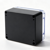 Caja de Conexiones Impermeable de ABS de 115x90x55 mm con Tapa Transparente de PC, IP65, Caja Eléctrica para Exteriores, Carcasa Universal para PCB, Caja para Proyectos