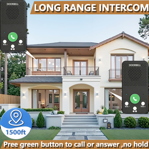 <span class=keywords><strong>Interphone</strong></span> <span class=keywords><strong>sans</strong></span> <span class=keywords><strong>fil</strong></span> bidirectionnel en temps réel pour villa et immeuble, <span class=keywords><strong>sonnette</strong></span> vocale à appel rapide en un clic - Product Image 5