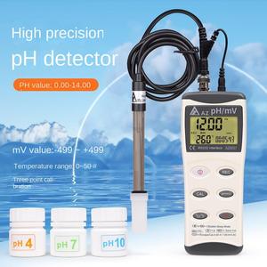 Medidor de PH de calidad del agua AZ8601 de alta precisión Pantalla LCD 0,00 ~ 14,00 Monitor de temperatura de PH - Product Image 3