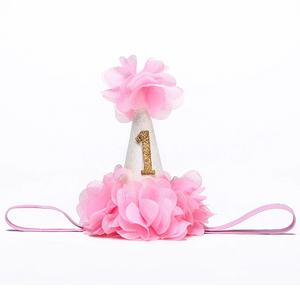 عقال للحفلات مع بلينغ سنة واحدة قبعة لحفلات عيد الميلاد لطيف الطفل عقال - Product Image 6