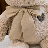 Nouvel ours en peluche super doux avec doublure en maille rembourrée de coton PP pour cadeau d'anniversaire pour enfants, anti-stress