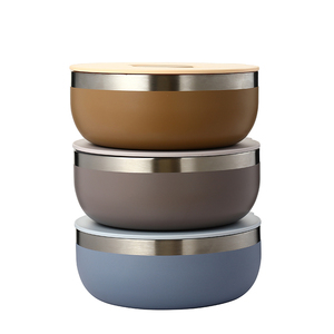 <span class=keywords><strong>Bol</strong></span> à salade de camping <span class=keywords><strong>en</strong></span> acier inoxydable de qualité alimentaire, étanche, avec logo personnalisé, isolation à double paroi, écologique, minimaliste, hermétique - Product Image 6