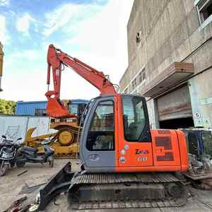 Miniexcavadora Hitachi ZX60 Usada Original en Venta, Excavadora de Orugas de 6 Toneladas, Pocas Horas de Uso, Lista para Trabajar, Hitachi Zx55 Zx60 Zx70 - Product Image 1