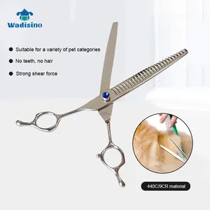 Hochwertige 7 Zoll 9CR Edelstahl Chunker Pet Groom ing Scissors Pet Cleaning Pflege produkte