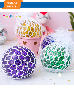 2025 Hot <b>Toys</b> Stress Relief Grape Squishy <b>Slime</b> Squeeze Ball Soft <b>Toy</b> PVC Silicone Kids' Product - Product Image 6