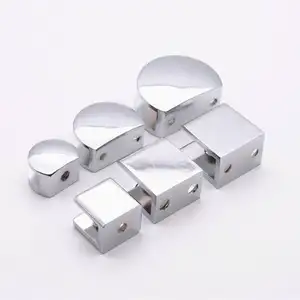 high quality hardware fittings Good quality Holder Zinc alloy glass shelf clamp hinge shelf clip for furniture
