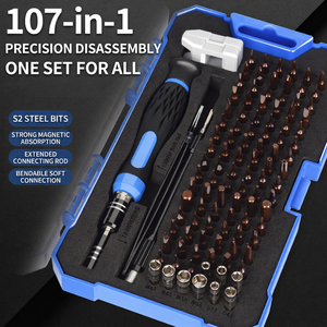 107 In 1 <b>Precision</b> <b>Screwdriver</b> <b>Set</b> Chrome Vanadium Steel For Mobile Phone Repair - Product Image 2