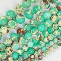 Stock en gros de perles de pierres précieuses naturelles en vrac 4mm 6mm 8mm 10mm 12mm perles de turquoise originales en vrac pour la fabrication de bijoux