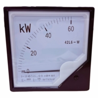 Pengukur Panel Amper Voltmeter Analog/Digital 42L6 450V 1KV AC/DC frekuensi fase tunggal diproduksi di Tiongkok