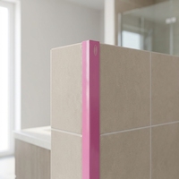 Profilé de transition en PVC en forme de L pour carrelage, accessoires pour carrelage