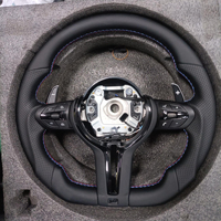 Volant en cuir pour voiture BMW M Sports F30 F10 F15 F36 F20 F22 F25 F32 M3 M4 M5 X5 E46 E60 E70 E90 E91 E92