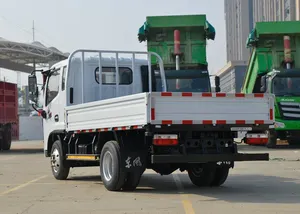 Used Truck Chinese Factory Low Price Trucks 4x2 Rice Transport Cargo Flatbed Truck Deposit Shipment