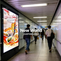 Affiches lumineuses LED personnalisées pour aéroports, pour la promotion des boutiques duty-free, la publicité et la signalétique