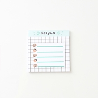Bloc-notes en papier détachable personnalisé Bloc-notes Kawaii Bloc-notes promotionnel personnalisé Fabricant de notes autocollantes Bloc-notes