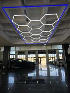 Suez Hoge Kwaliteit Zeshoekige Lamp Garage Lights Carwash Lights Auto Reparatie Licht - Product Image 4
