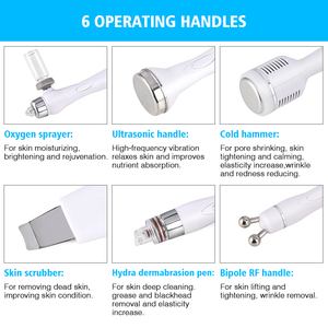 Promotion Portable 7 in 1 Hydra Aqua Peeling Facial Machine H2O2 Oxygen Jet Peel Hydro Microdermabrasion Facial Machine - Product Image 3