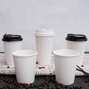 Gobelet jetable en carton simple paroi, personnalisé avec logo imprimé, résistant à l'eau, idéal pour café, mocha, boba, milk-tea - Product Image 2