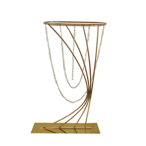 Hot Sale <strong>Wedding</strong> Road Lead Flower Rack Iron Art <strong>Table</strong> Decoration Ornaments <strong>Wedding</strong> <strong>Centre</strong> <strong>Pieces</strong> <strong>Table</strong> Decor Iron Frame - Product Image 4