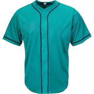 Pullonsy เสื้อเบสบอลของผู้ชายแบบสั่งทำสีดำกระดุมเต็มผ้าตาข่ายปักชื่อทีมและตัวเลขขนาด S-8XL - Product Image 5