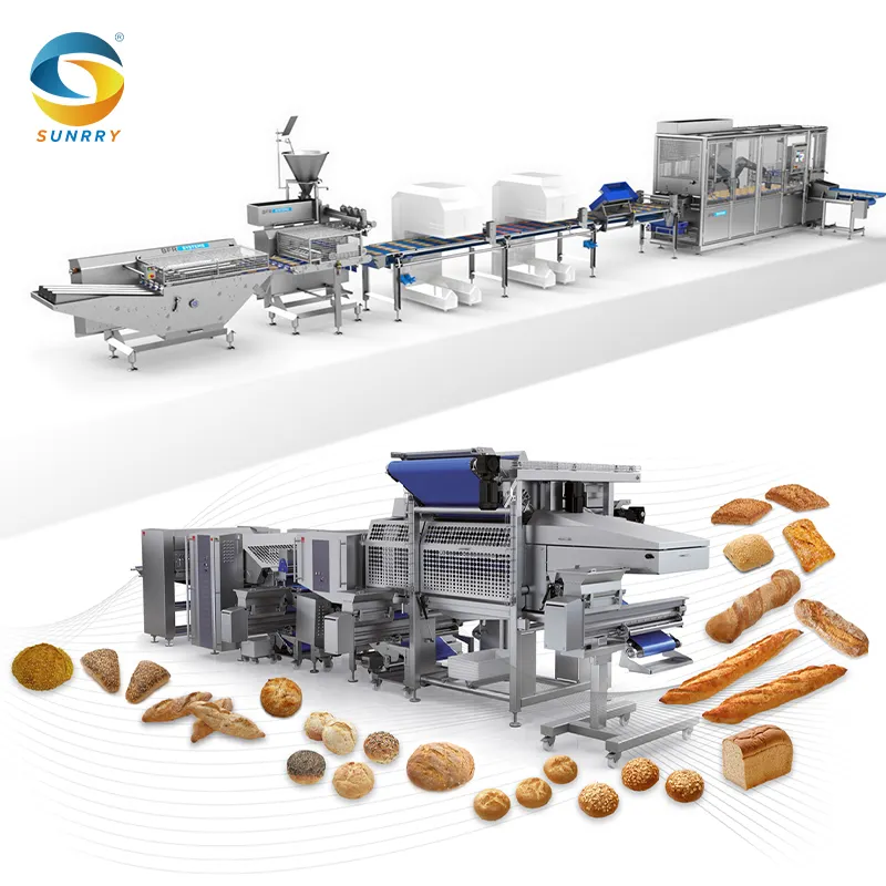 Linea di produzione araba del pane del forno della macchina per fare il pane dell'hamburger automatico su ordinazione professionale