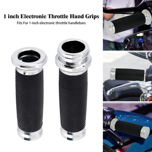 Puños de Manillar con Acelerador Electrónico de 1 pulgada (25 mm) para Motocicleta Harley Dyna Softail Fat Boy Touring <span class=keywords><strong>CVO</strong></span> Road King <span class=keywords><strong>Street</strong></span> <span class=keywords><strong>Glide</strong></span> - Product Image 2
