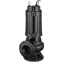 Pompe à eaux usées submersible triphasée pour décharge d'eaux usées dans les sous-sols