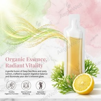 Aeglewell – Sachets de liquide naturel avancé à base d'algues marines avec huile de nigelle et Ashwagandha pour la santé des cheveux et de la peau