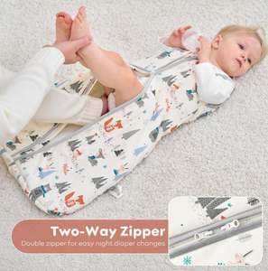 Saco de Dormir para Bebé de 18 a 24 Meses, Manta Vestible con Cremallera Bidireccional - Product Image 2