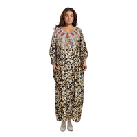 Robe de Soirée Africaine Femme 2024, Style Dubaï Musulman, Kaftan Boubou Marocain en Satin, Robes de Mariée Africaines