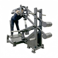 Máquina de Sentadillas Super Hack Pro Power para Gimnasio, Equipo de Fitness Comercial para Entrenamiento de Cadera y Piernas