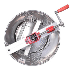Herramienta Comercial para Apicultura: Centrifugadora de Miel de 2 Cuadros, Agitador de Miel de Doble Capa, Separador Manual de Miel, Barril de Miel de Acero Inoxidable - Product Image 2