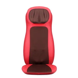 Elektrikli araba ev sırt masaj yastığı yoğurma Shiatsu masaj koltuğu tüm vücut masaj aleti isı