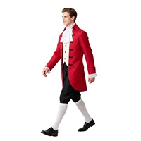 Costume de Cosplay Historique Colonial pour Films et Télévision, Spectacles Scéniques Secondaires, Halloween
