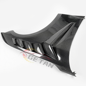 Aile avant en fibre de carbone polie haute brillance style GTD, compatible avec <span class=keywords><strong>Mustang</strong></span> S650/S651 GT - Product Image 3