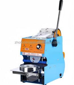 Machine de thermoscellage de bureau pour gobelets en plastique et boissons, électrique semi-automatique 220V, facile à utiliser - Product Image 1