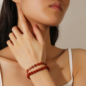 Ensemble de bracelets élastiques en pierre naturelle, tendance, élégant, bijoux pour femmes et enfants, à porter tous les jours, cadeau - Product Image 5