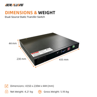 Commutateur de transfert statique IDEALPLUSING STS 220VAC 10A à double entrée avec commutation en millisecondes, haute fiabilité pour centre de données